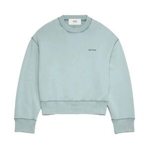 Ami Paris - Ami de Coeur Blue Crewneck Sweatshirt